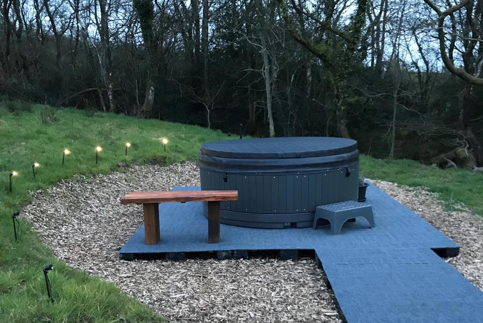 Gilfach Gower Farm Luxury Yurt With Hot Tub Hotel Ammanford Eksteriør billede